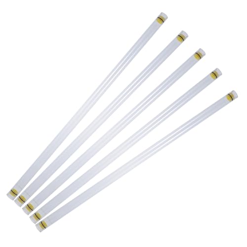 BESPORTBLE Buoy Tube for Fishing 5pcs Floats Storage Plastic Sponge Material Easy to Open Close Portable Fishing Tool