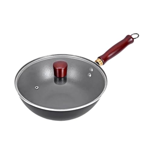 Wok de hierro con mango de madera 9.45 pulg miniatura 7