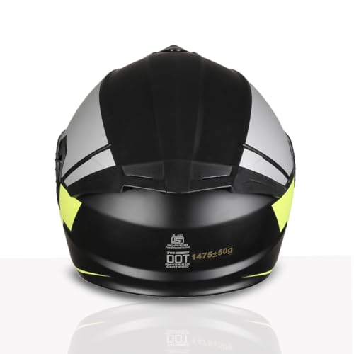 Image of TVS Racing SuperPose Smoked Dual Visor Flip Up Modular Helmet for Men and Women, ISI DOT Certified, ABS Shell, Quick Release Visor, Lightweight, Ventilated, Open Face to Full Face