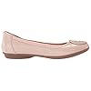 Clarks womens Gracelin Lola Ballet Flat, Blush Synthetic Patent, 8 US