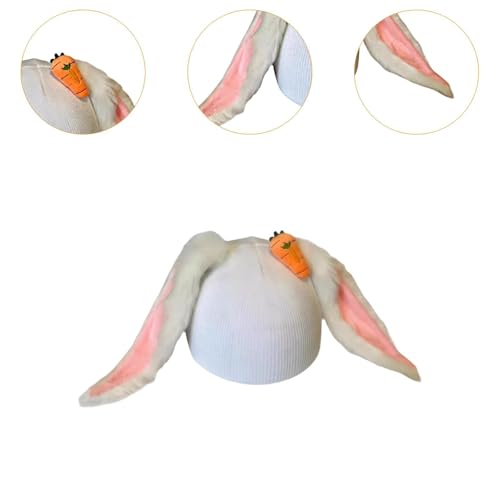 Funda para casco de esquí de orejas de conejo para deportes de invierno 2