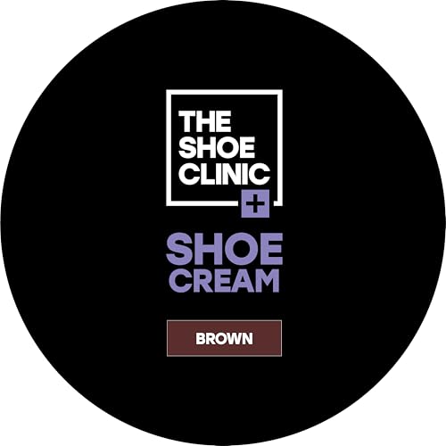 Crème marron pour chaussures et bottines - Cirage nourrissant pour cuir lisse brun