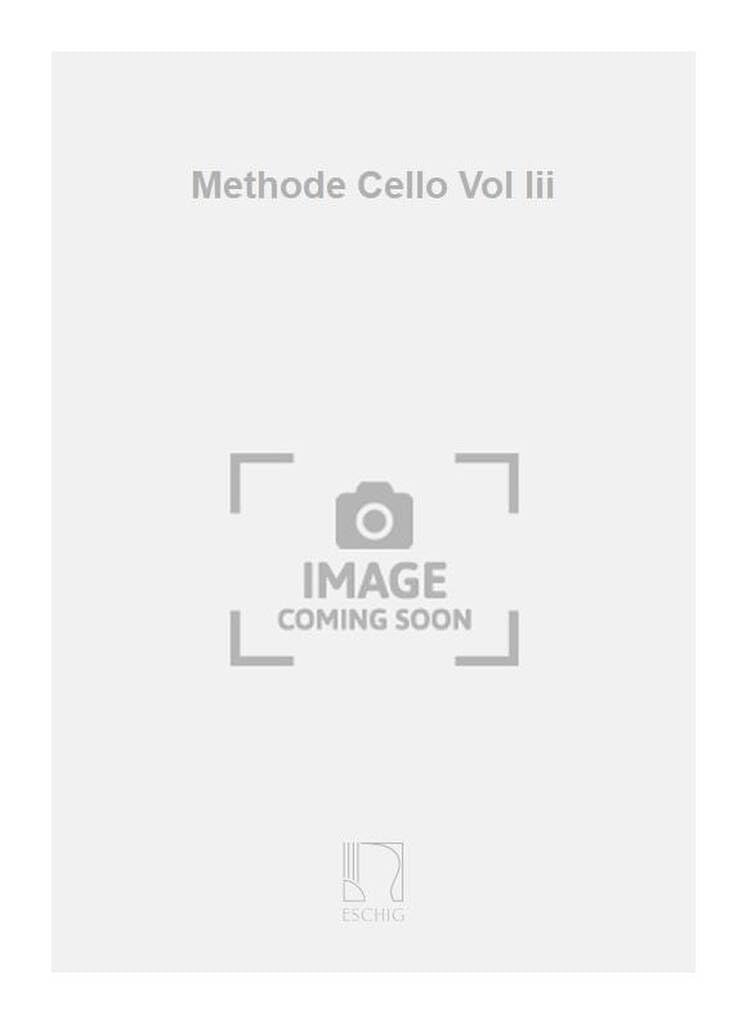 Methode Cello Vol Iii