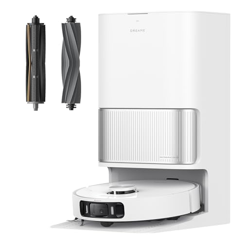 DREAME L40s Ultra AE Robot Vacuum and Mop Combo, 19,000Pa Suction, Self Emptying Dust Box, Flexible Mop & 167℉ Self Cleaning Washboard, Diverse Brush Selection, All-in-One Station, Auto Refill