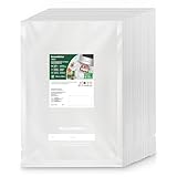 Bonsenkitchen Bolsas de Vacío Reutilizables 28x40 cm, 100 Unidades - Sin...