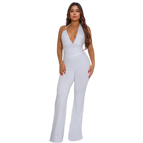 Image of Jigfar Women Sexy Elegant Jumpsuit Going Out Romper Party Club Night Outfit