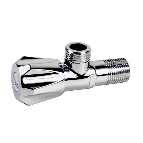 HOMSFOU Grifo Válvula De Cierre Válvula De Agua Fría y Caliente Acero Inoxidable Resistente Fácil De Operar
