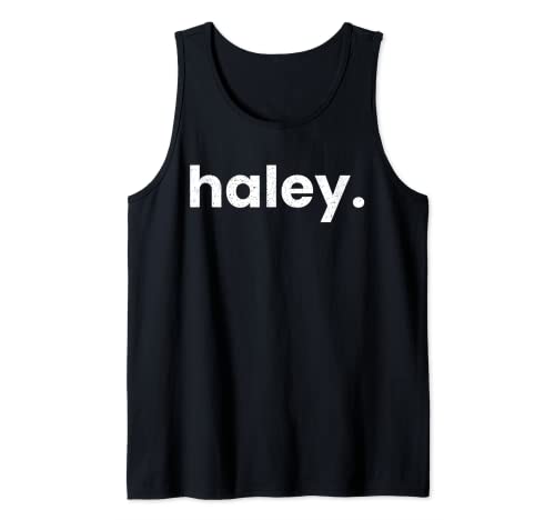Hola, mi nombre es Haley - Tiene mi nombre Haley Camiseta sin Mangas
