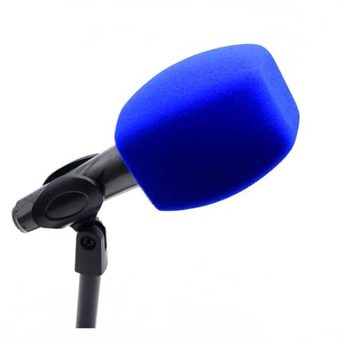 Pokładki piankowe mikrofonu, Broadcast Handheld Interview Microphone Foam Windscreen Cover Pack Of 2 Multicolor(Blue)