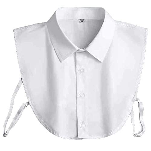 FEESHOW Herren Abnehmbare Kragen Gefälschter Kragen Krageneinsatz Halbes Hemd Shirt Falscher Kragen Reverskragen für Hemd Büro Arbeit Weiß 42 FEESHOW Herren Abnehmbare Kragen Gefälschter Kragen Krageneinsatz Halbes Hemd Shirt Falscher Kragen Reverskragen für Hemd Büro Arbeit Weiß 42