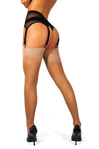sofsy mesh garter belt