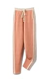 Premium Material - Made from high-content wool, this fabric is soft, breathable, and comfortable, effectively shielding against the cold and keeping your legs warm. Comfortable Design - The high-rise waistband and elastic waistband provide a snug fit...