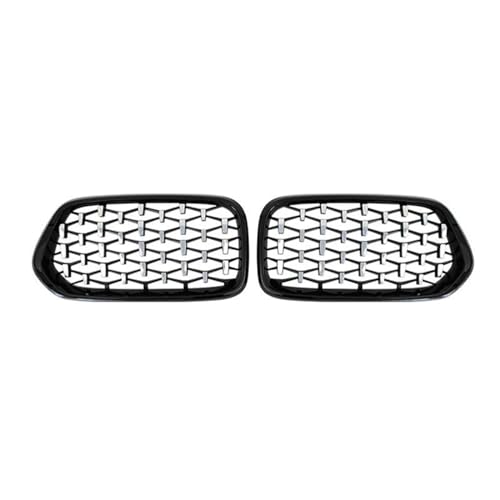 Accessoires garniture calandre diamant Black Silver pour BMW X2