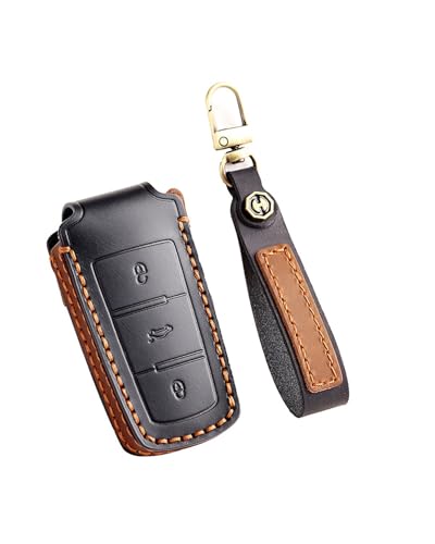 Coque de clé bleue Passat B6 B7 antichoc pour télécommande 3C