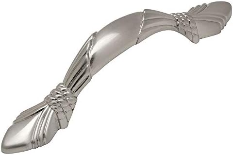 Cosmas 10 Pack 1211SN Satin Nickel Cabinet Hardware Handle Pull - 3" Inch (76mm) Hole Centers