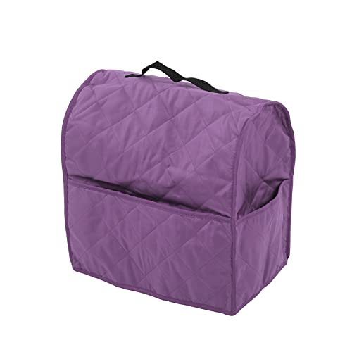 Mixer Cover Kitchen Mixer Protective Carry Bag for Kitchen Appliances Premium Quilted Polyester Pongee Fabric Lightweight Easy to Clean 14.2 Inches (Purple)