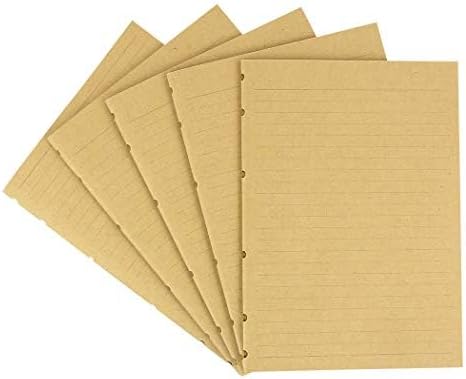 Leather Journal Refills, Ruled, 5"x7”