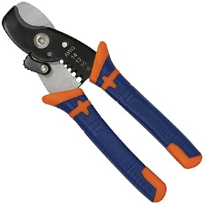 AERZETIX - C68500 - Alicates combinado de corte cables cortacables/pelacables 175x60x20mm