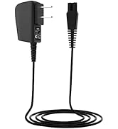Jewaytec 8V Shaver Charger Power Cord Fit for Philips Norelco HQ850, Norelco Oneblade QP2630 QP25...