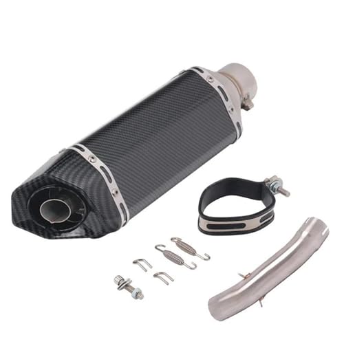 GVGFKPKZAY Für Husqvarna Svartpilen 401 125 Und Vitpilen 401 2020/2021 Mittelrohr Für Motorradauspuff Motorrad Mittelrohr-Verbindungsrohr(G3)