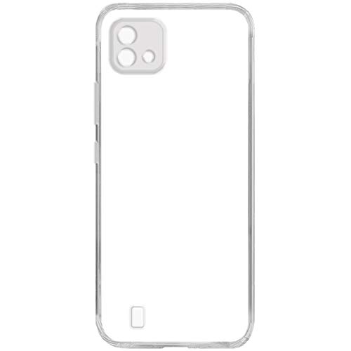 Image of Crystal Clear Back Case for Realme C20 / C20A | Raised Bumps for Camera & Screen Protection | Clear Soft Silicone Back Case Cover for Realme C20 / C20A (TPU | Transparent)