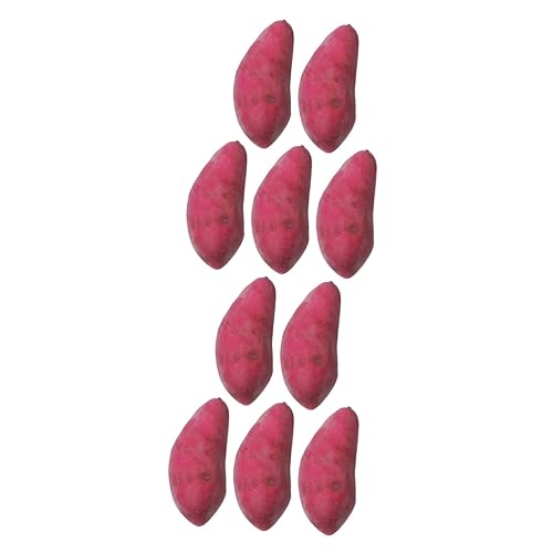 LALAFINA 10 Pcs Artificial Plants Yams Sweet Potatoes Potato Plant Realistic Potato Lifelike Fake Sweet Potato Farmhouse Decoration Showcase Display Props Vegetable Decorations Decorate Toy