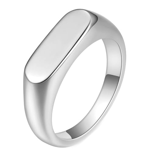 Bagues de promesse pour hommes et femmes | Le cadeau idéal en acier inoxydable argent