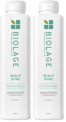 Image of Biolage Scalp Sync Clarifying Shampoo for Soothed and Hydrated Scalp with Fermented Tea and Glycolic Acid for 72HR Soothed and Hydrated Scalp for Women and Men Vegan and Cruelty-Free