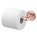 Produktbild mDesign Toilettenpapierhalter  wandmontierter Klopapierhalter aus Metall für 1 Toilettenpapierrolle  stilvoller Papierrollenhalter für Badezimmer und Gäste-WC  rotgoldfarben