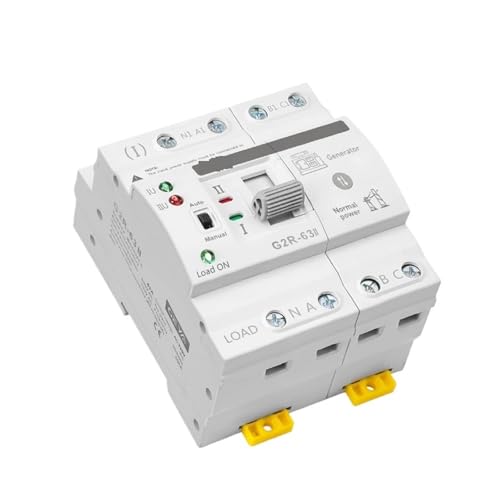 Commutateur de transfert automatique 63A 220V rail DIN inverseur de source - 5