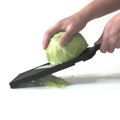 RCOAIMT, Cortador de verduras de tamaño más grande, pelador triturador de repollo, ideal para ensaladas de repollo, tacos de jícama, cebolla, papas fritas, ensaladas de repollo hechas finas, finas y