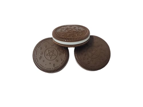 Image of BabyGo Oreo Cookie Shape Soft Silicone Teether for 6 to 12 Months, BPA Free Teething Toy for Babies with Textured Surface for Soothing Gums. 100% Food Grade (Brown) (Pack of 1)