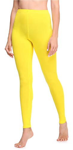 Ladeheid Leggings Damen aus Baumwolle Bequeme und Lange Leggins für Frauen...