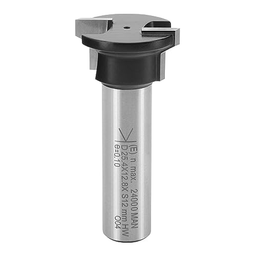 ENT 16290 Schubladen Verleimfräser HW, Schaft (S) 12 mm, Durchmesser (D1) 25,4 mm, NL1 12,7 mm, D2 19 mm, NL2 3,97 mm, SL 40 mm