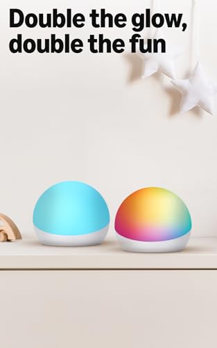 Amazon Echo Glow (newest model), Nightlight for kids, Works with Alexa (2-pack) - image 3