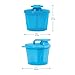 Dr. Brown's Baby Formula Dispenser with Snap-On Lid for On-the-Go Feedings,Milk Powder Dispenser for Traveling with Infant,Blue