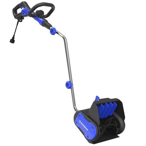Westinghouse WSnow11S AC Corded Electric Snow Shovel, 11-inches Wide with 20 ft. Throwing Distance, Plows 300 lbs/min for Driveway/Steps/Sidewalk/Porch