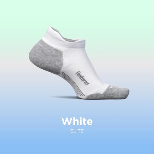 Image of Feetures Elite Max Cushion No Show Tab - Running Socks for Men & Women, Athletic Compression Socks, Moisture Wicking