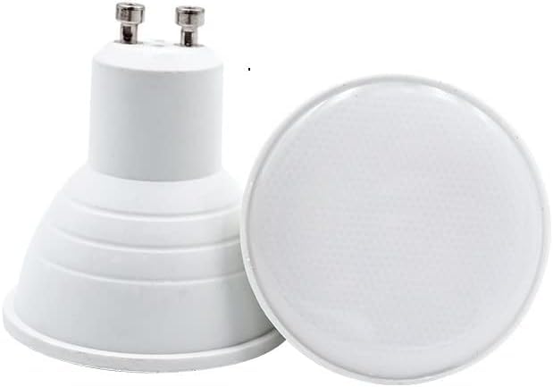 Jiaxu Illuminazione 10 Pz/Lotto Ac220v Gu10 Mr16 LED E27 E14 LED Lampada 24/120 Gradi Faretto Lampadina 6w Lamparas LED Lampadine per Interni per Uso Domestico, Cold White, 120 GU10