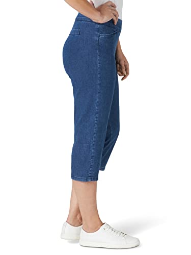 Chic Classic Collection Women's Easy Fit Elastic Waist Pull-On Capri2