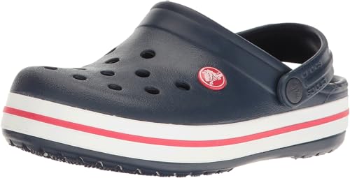 Product Image of the Crocs Kids' Crocband Clog , Navy/Red, 2 Little Kid