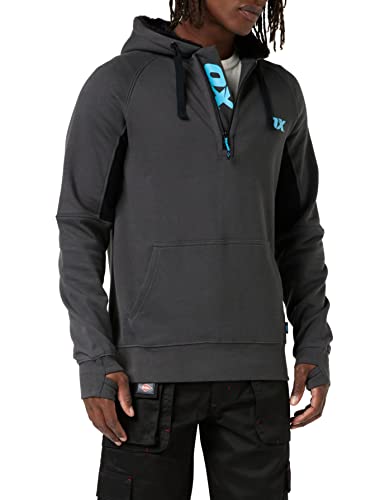 OX Hoodie - M - Black - Grey