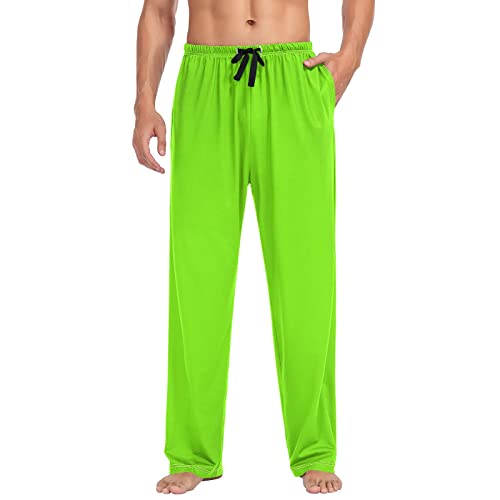 KLL Mens Sleepwear Pajama Pants Drawstring Lounge Pants Men Pajamas Bottoms with Pockets S-XXL3