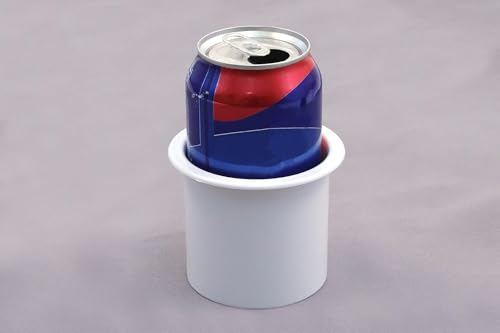 Portavasos plástico muy pequeño blanco universal miniatura 3