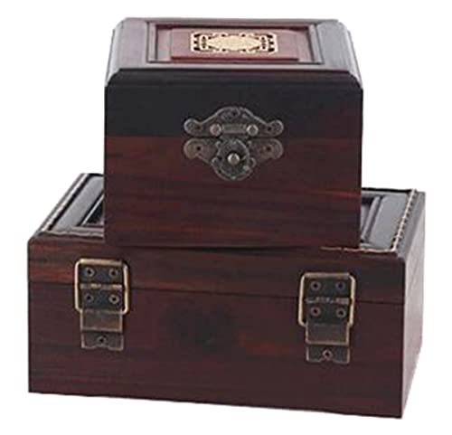 Image of WANLIAN Retro Style Buckle Lock Clasp Antique Hasps with Mounting Screws Used for Jewelry Box Ordinary Box Gift Box Wooden Case Cabinet Toolbox Vintage Toggle (Hasps, 65x30x21mm)