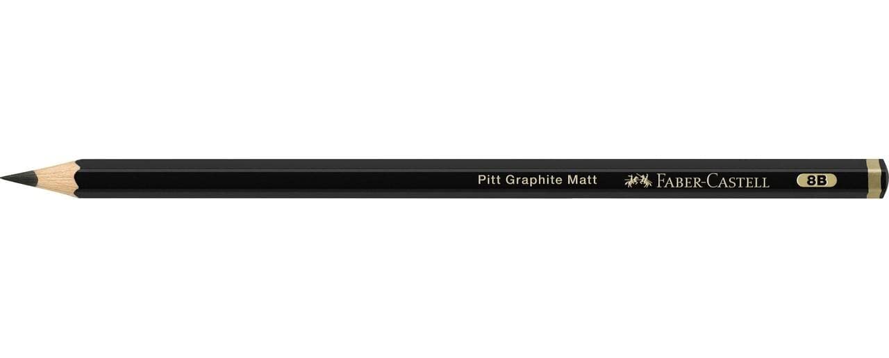 Faber-Castell Lápiz Grafito Pitt Grafito Mate 8B