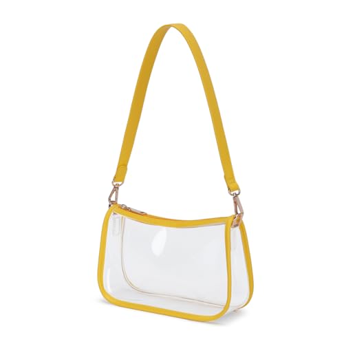 Image of Clear Purse Stadium Approved Bag Transparent Beach Handbag