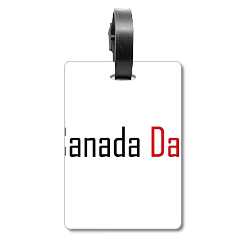 Étiquette de valise Canada Day pour identification de bagage
