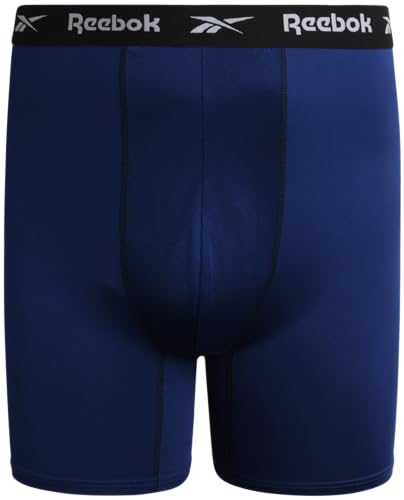 Reebok Men's Boxer Briefs - 3 Pack Long Leg Performance Boxers for Men - Big and Tall Mens Underwear Pack (S-XL)4