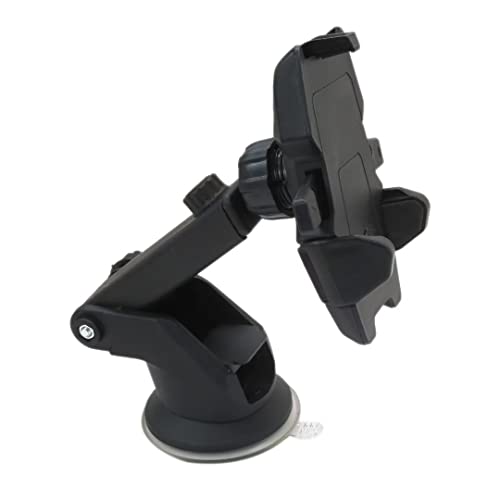 Universal 360° Car Mount Holder Cell Phone Stand Windshield Dashboard for LG Nexus 4/5/6,Nokia Lumia 920/822,Moto 360,HTC 8X - Black